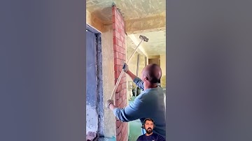How to break a wall using a flexible hammer #youtubeshorts #trending #shortfeed #hammer #viralshort