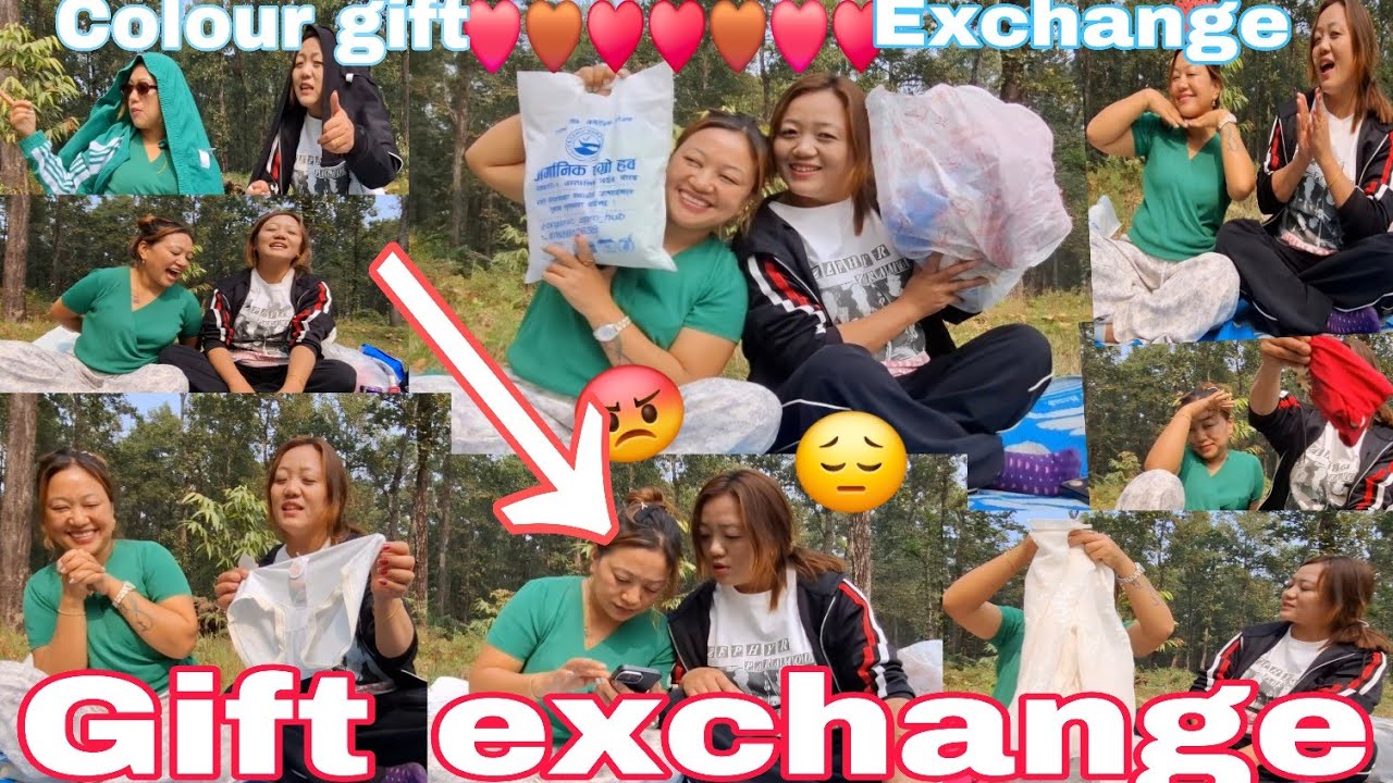 Colour Gift Exchange Game Aayo Hoi Hamro Ni...😛😜😂