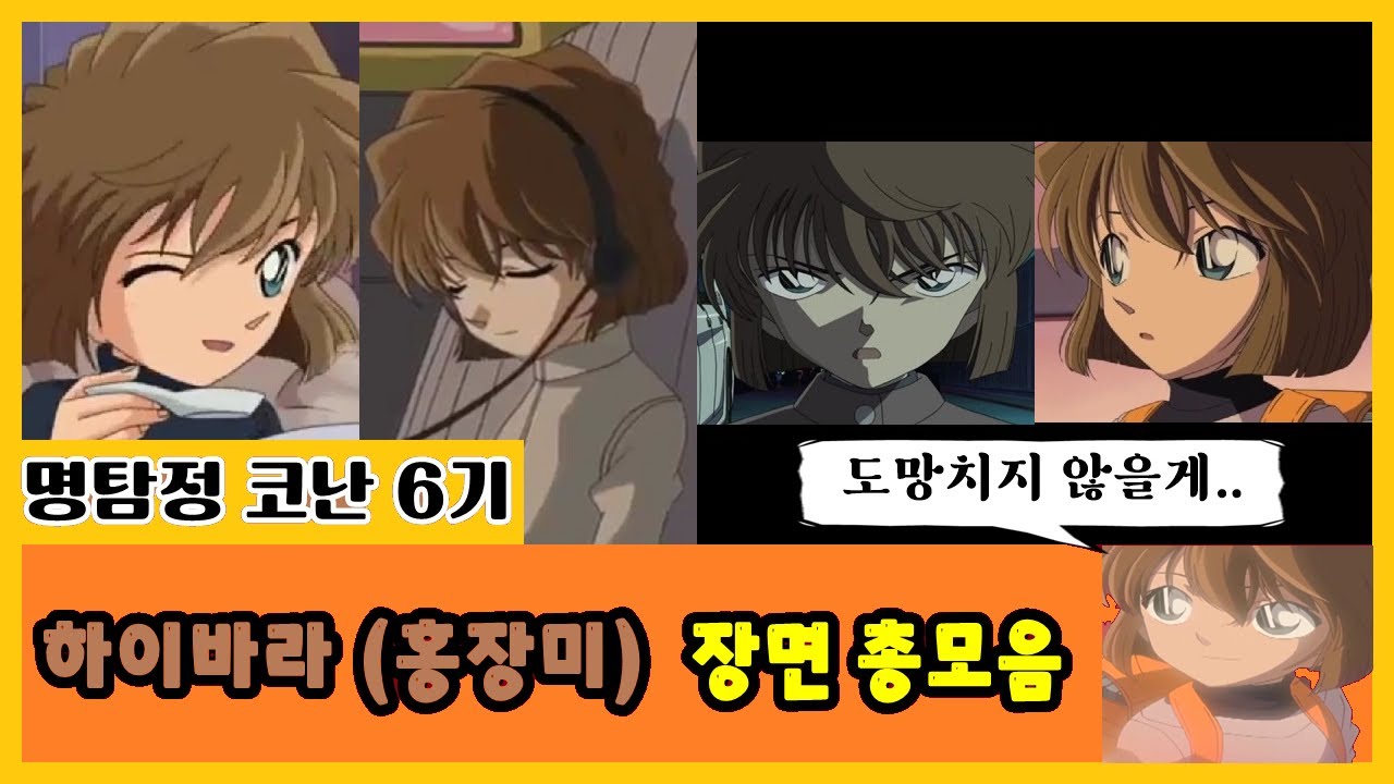 코난을 향한 장미의 짝사랑❓하이바라 에피소드 6기 더빙판 요약 모음