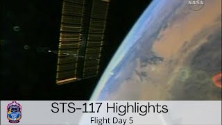Space Shuttle STS-117 Flight Day 5 Highlights