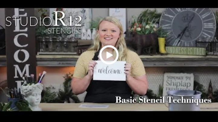 Secrets To Stenciling Without Bleeding Under