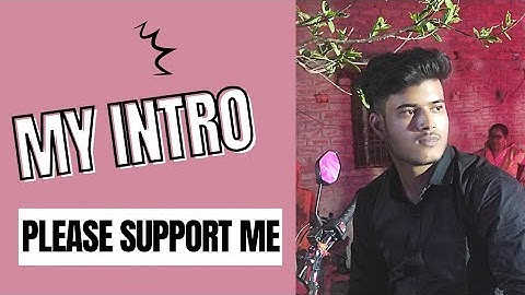 My First Intro Video|| Introduction My Channel And Myself || @technologyhelping