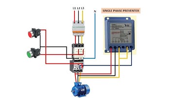 single phase preventer connection diagram | single phase preventer connection diagram