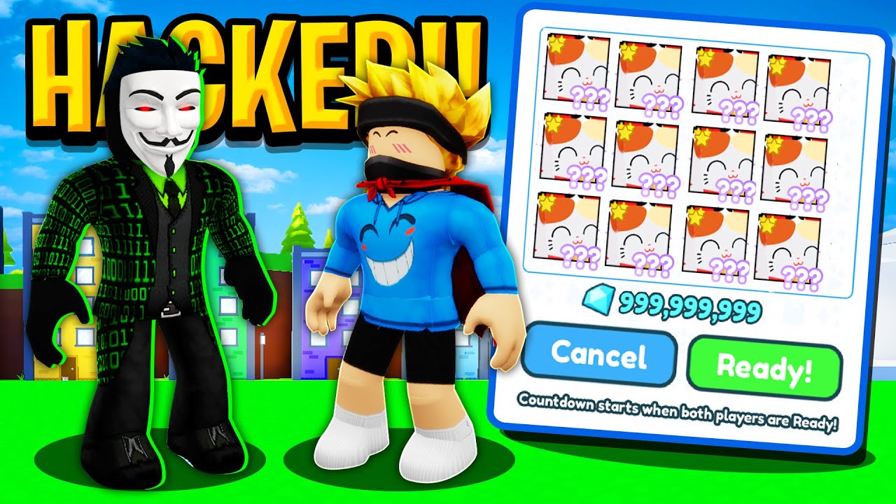 HACKER Tries To SCAM My HUGE LUCKY CAT In Roblox Pet Simulator X 