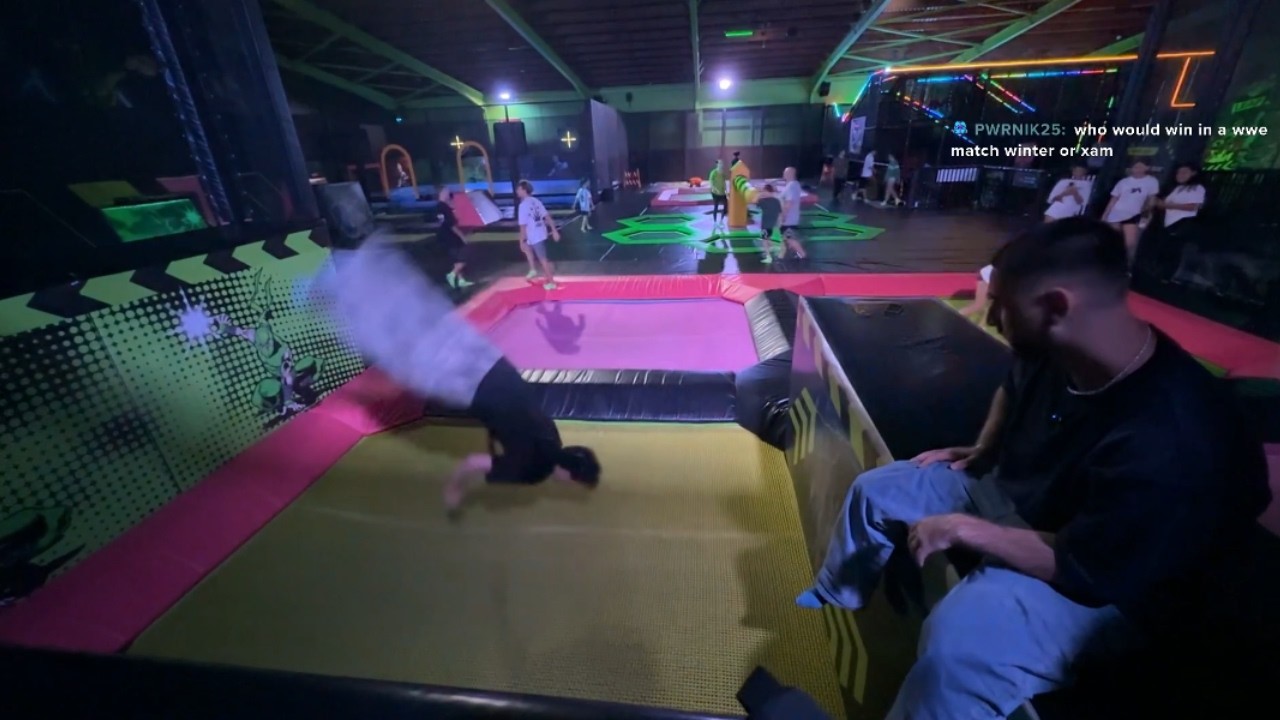 We Went to a TRAMPOLINE PARK