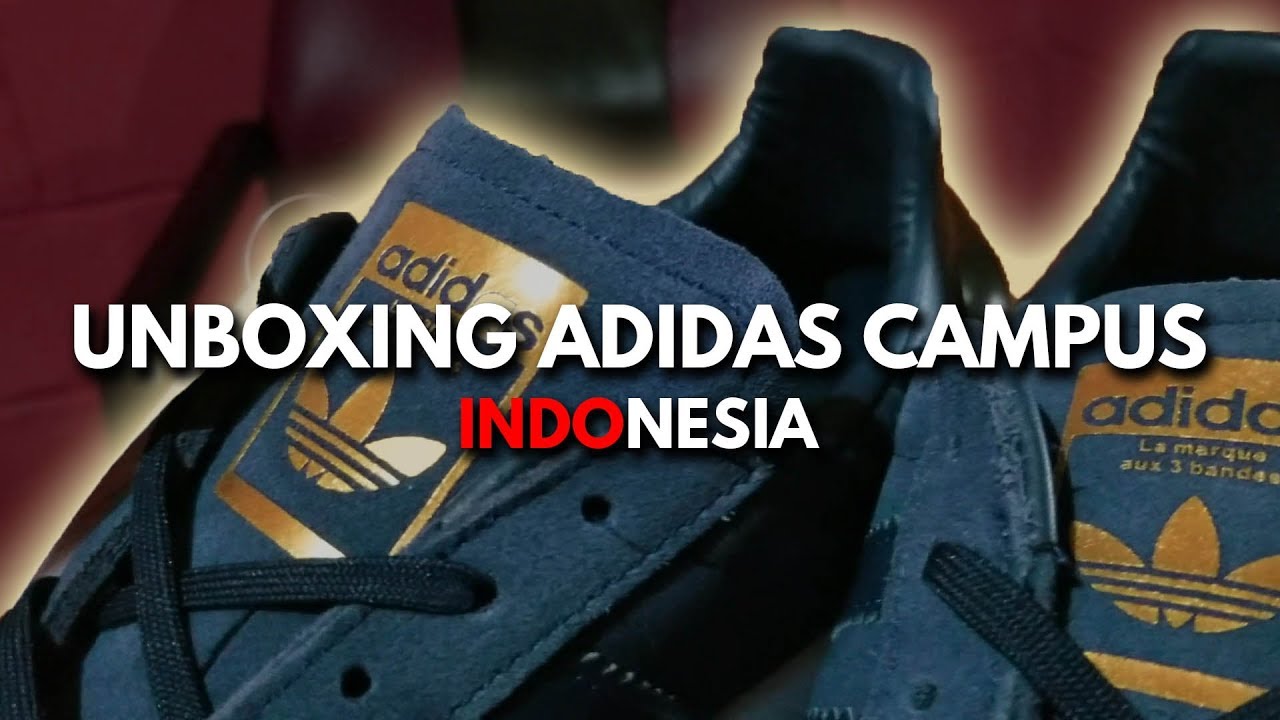 UNBOXING ADIDAS CAMPUS INDONESIA!!! - YouTube