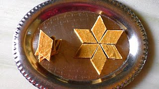 How To Prepare 7 Cups Sweet-7 Cups Sweet-Easy Sweet Recipe-10 Min Sweet Recipes-7 Cup Burfi Recipe