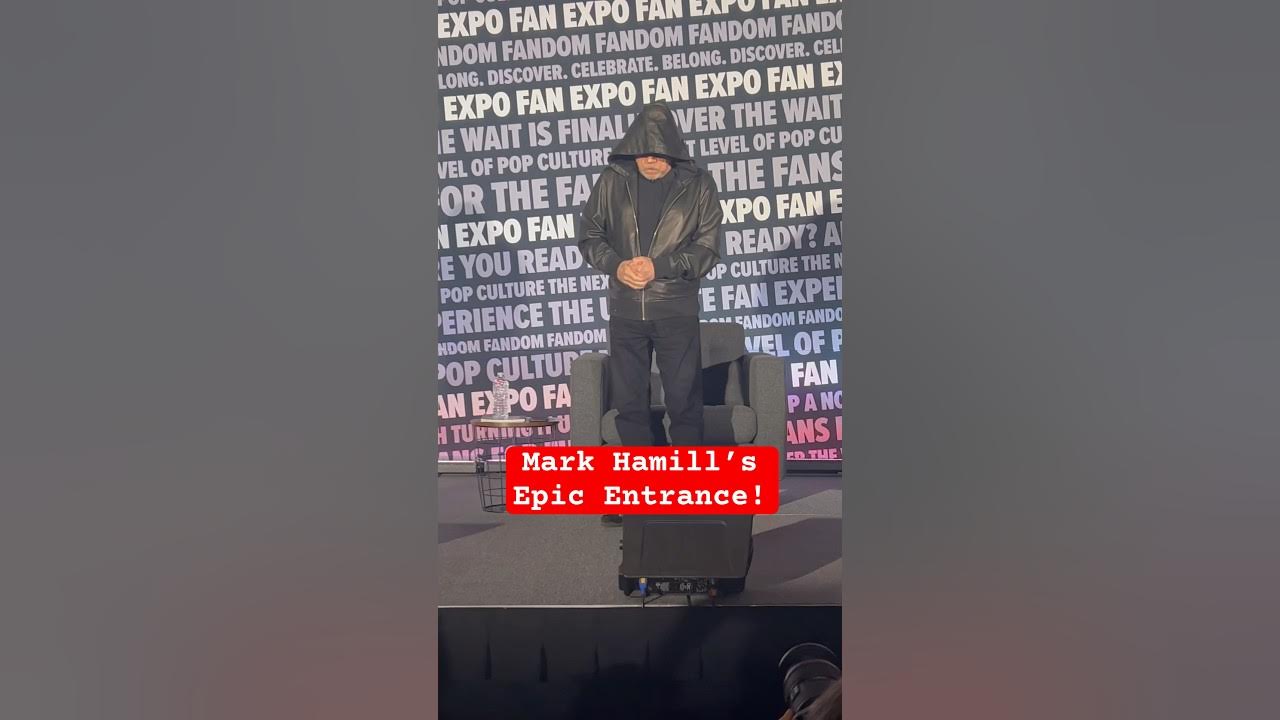 Mark Hamill’s Epic Entrance at Fan Expo SF 2023! #Shorts