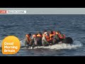 GMB Witnesses a Small Migrant Boat Making the Treacherous Channel Crossing | Good Morning Britain