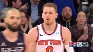 Donte DiVincenzo's 10th 3-pointer of the game ties a Knicks franchise record! 👏👏