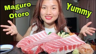 🇯🇵Ngất Ngây Bụng Cá Ngừ Vay Xanh Otoro Sống Chấm Tương Wasabi Ngon Xuất Sắc #223