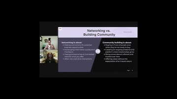 Networking vs. Community Building | What