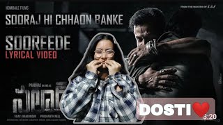 Sooreede Song | Sooraj Song | Reaction | Telugu | Hindi | Salaar |Prabhas | Prithviraj | Prashanth