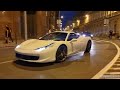 Car spotting in budapest brutal acceleration and squealing tires