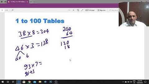 1 to 100 tables in 5 seconds by Banda Ravipal Reddy