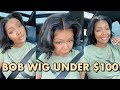 HOW I INSTALL THIS BOB WIG| FT. BGMGIRL HAIR| THE BEST AFFORDABLE LACE FRONT WIG REVIEW🔥🔥😍