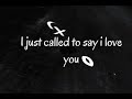 I just called to say i love you(cover by; Eastside band)