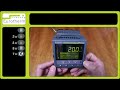 How to set up offset on a Eurotherm 3504 controller