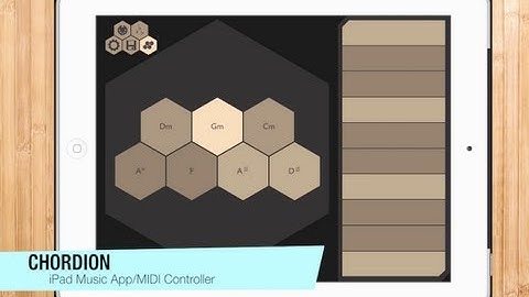 Use Chrodion iPad app as a Smart Instrument to PLAY/RECORD chords to your DAW