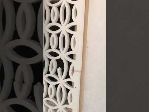 حل مشكلة فواصل جي ار سي وضع سليكون سيكا لمنع كريكات او تشققات الجي ار سي