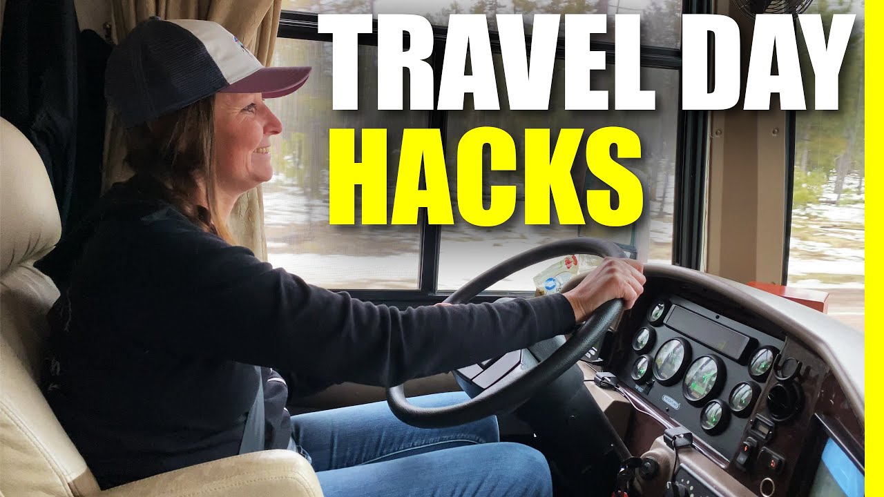 Tips For RV Travel Days - How To NOT Lose Your Mind & Drive Safe!