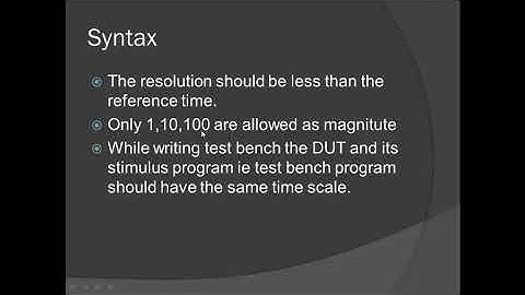 Verilog - Test bench