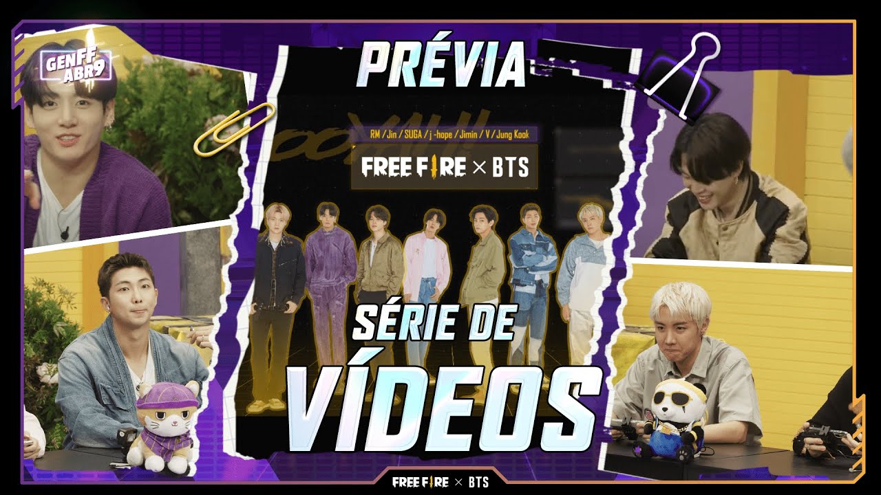 Free Fire: BTS cria skins; confira, free fire