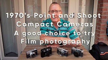Point & Shoot  Film Cameras featuring the Petri Color 35 E Yashica ME 1 Olympus 35 EC Fujica GE.