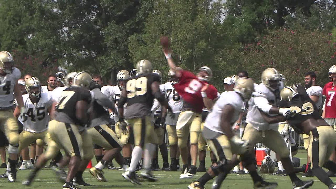 Mike Nabors discusses the first week of Training Camp for the Saints