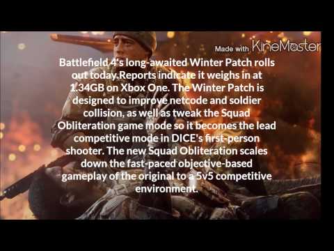 Video: 1.34GB Battlefield 4 Winter Patch Wordt Uitgebracht