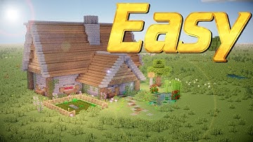Minecraft: How to Build a Rustic House in Minecraft | Easy Rustic House Tutorial Lets Build PC