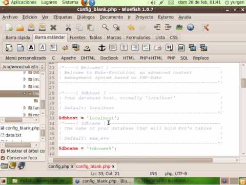 Nuke Ubuntu Instalacion CMS Nuke Evolution en Ubuntu Server 9.10 - YouTube
