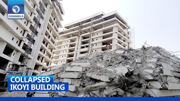 Rescue Efforts Ongoing As Several Persons Trapped Under Collapsed Ikoyi Building