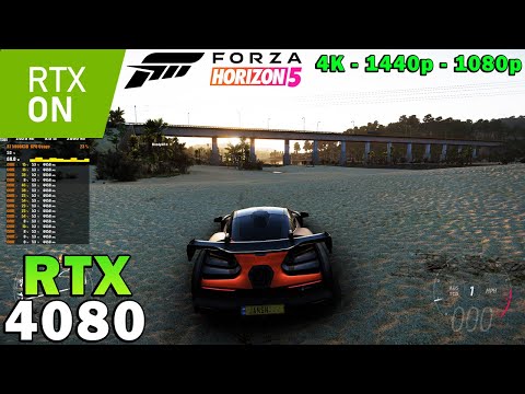 Forza Horizon 5 Ray Tracing | RTX 4080 | Ryzen 7 5800X3D | 4K - 1440p - 1080p | Extreme Settings TAA