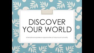 DISCover Your World