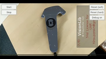 Vive controller tracking using VisionLib sdk and unity