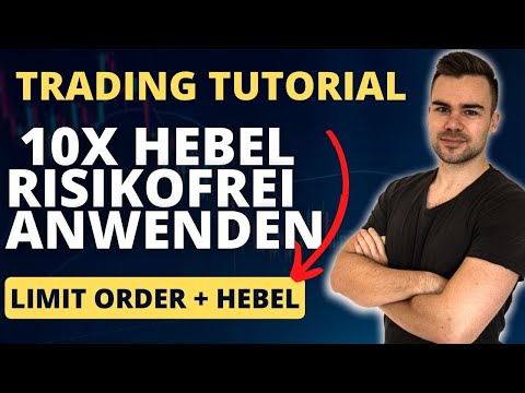 Markt & Limit Order setzen | Risikofrei 10X-Hebel Trading anwenden | Trading Tutorial