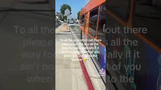 LA Metro Bus needs to pull up to avoid blocking intersections.