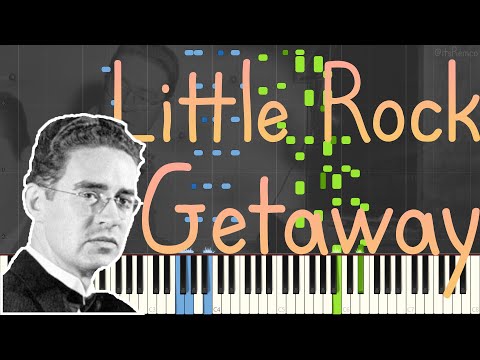 Joe Sullivan Little Rock Getaway 1938 Classic Jazz Stride Piano Synthesia 