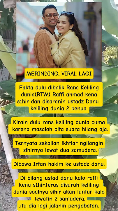rafi ahmad #lifeisbutadream