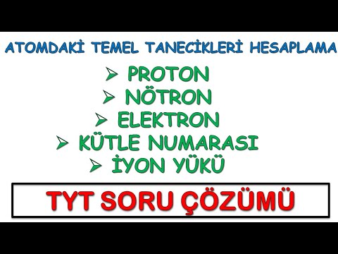 Video: Bir proton ve nötronun yükü ve kütlesi nasıl karşılaştırılır?