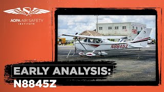 Early Analysis: N8845Z – Cessna 172 Forced Landing on Bridge May 14, 2022 Miami, FL