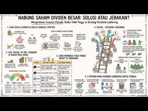 Strategi Dividend Laddering: Cara Aman Meraup Passive Income dari Saham Tanpa Tertipu Yield Palsu