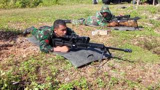 sniper training in preparation for the inter-military competition in Indonesia || LATIHAN SNIPER TNI