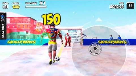 How you get 1 160 points on a Skill Run? This is how! #SkillTwinsFootballGame @SkillTwins
