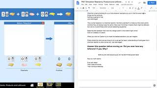 Reactants Products And Leftovers Simulation