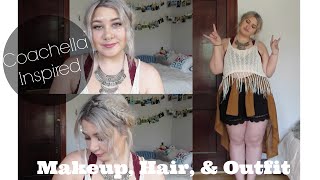 Coachella Inspired Makeup, Hair, And Outfit Looks By Lydia