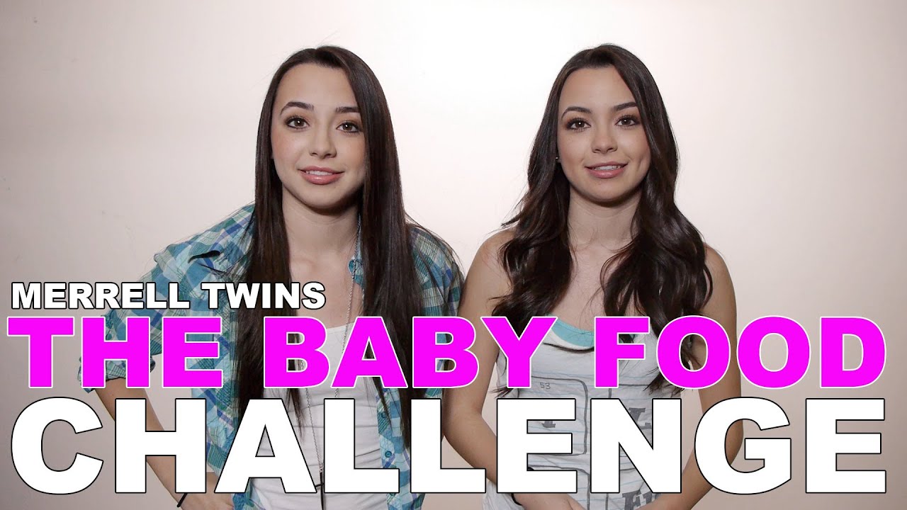 Twins, Merrell Twins, Twin, Challenge, Sister, Move, Baby Food Challenge, M...