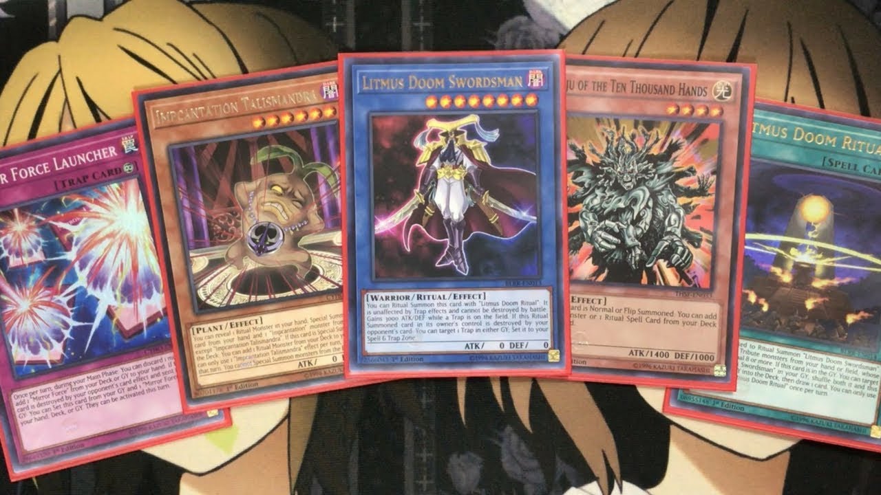 My Litmus Doom Swordsman Yugioh Deck Profile for July 2018