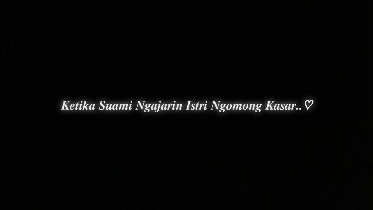 Ketika Suami Ngajarin Istri Ngomong Kasar.. | ASMR Husband